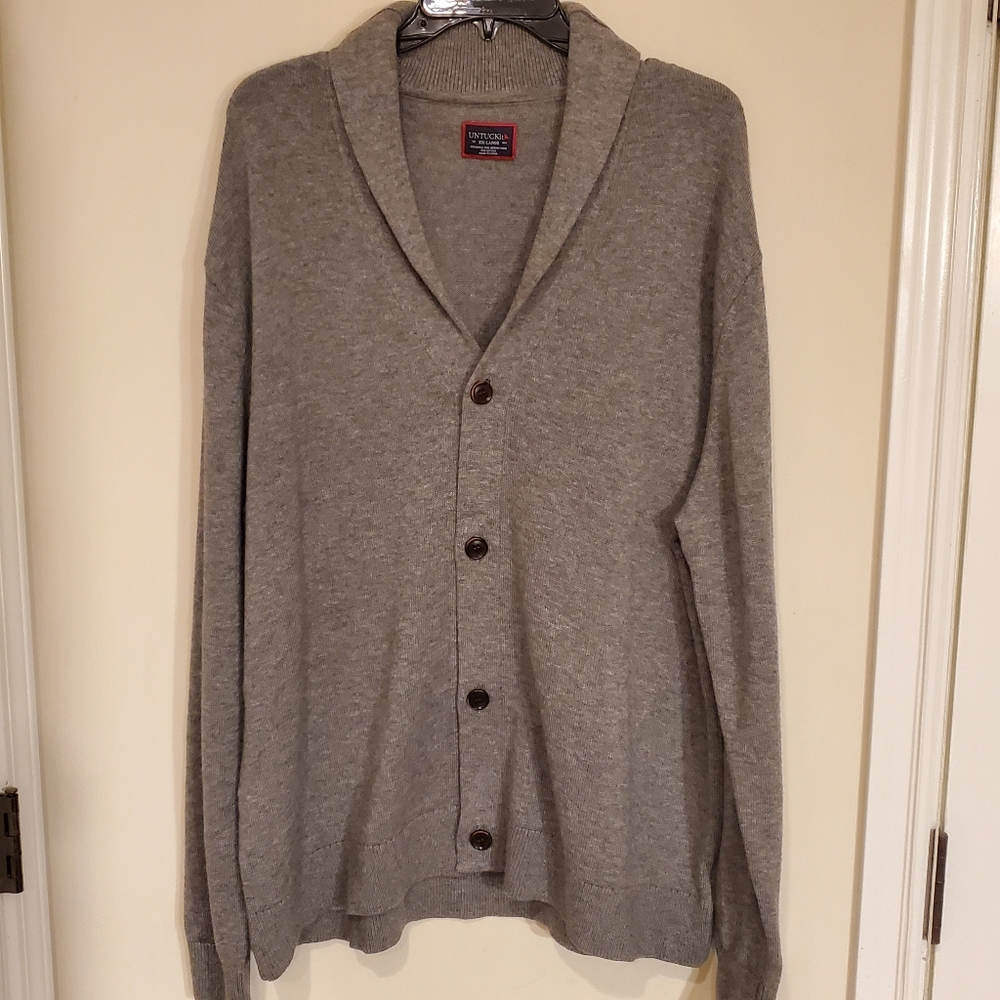 UNTUCKit Merino Wool Blend Costa Shawl Collar Cardigan